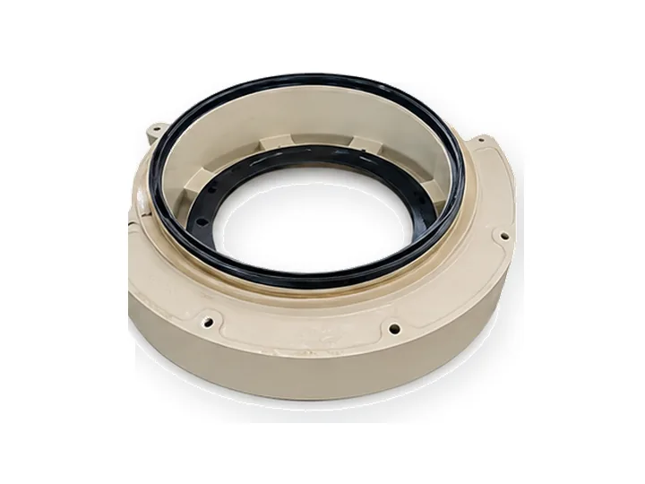 Cone crusher eccentric counterweight replacement parts on white background